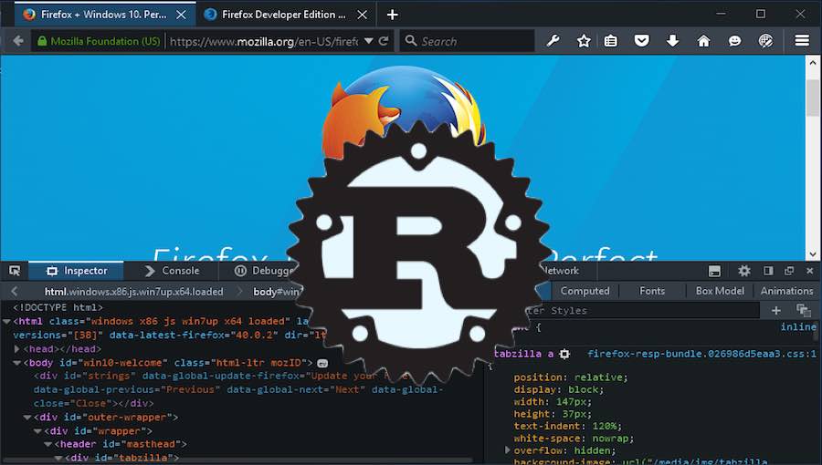 Mozilla 2 Ağustos itibariyle Firefox Tarayıcısında Rust programlama dilini kullanacak