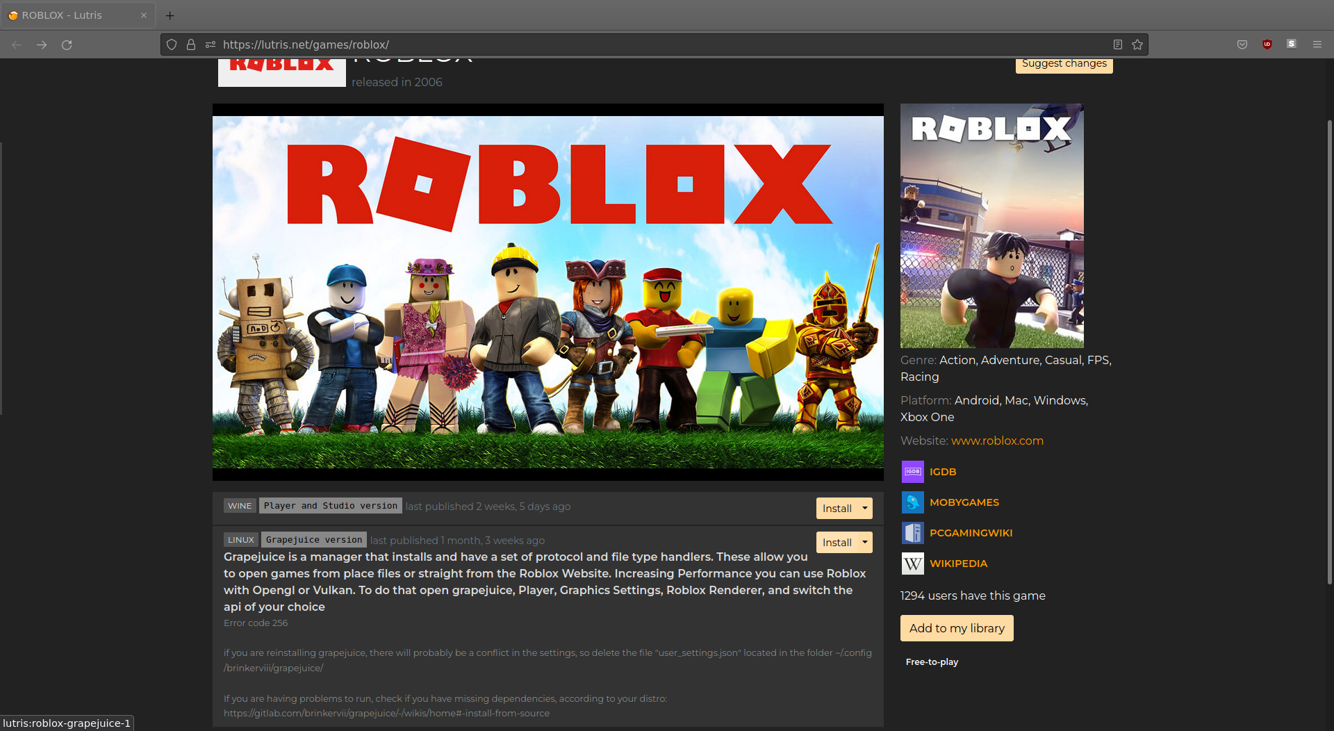 Wine kullanarak Linux’ta Roblox nasıl oynanır